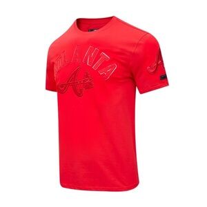 Atlanta Braves Pro Standard Classic Triple Red T-Shirt Men’s Sz L